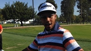 Harold Varner III demos Google Glass [upl. by Yssep45]