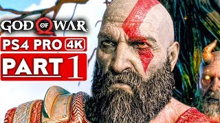 GOD OF WAR 4 Gameplay Walkthrough Part 1 4K HD PS4 PRO  No Commentary [upl. by Deeraf]