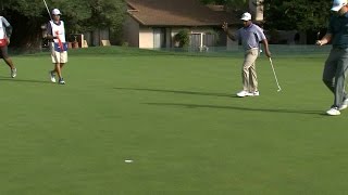 Harold Varner III drains birdie bomb at Fryscom Open [upl. by Idalia]