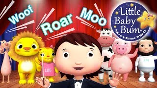 Animals Sounds Song  Nursery Rhymes for Babies by LittleBabyBum  ABCs and 123s [upl. by Eenattirb661]