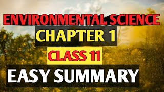 Environmental science chapter 1 Class 11jkboseashecenvironmental studiesenvironmental education [upl. by Ameline324]