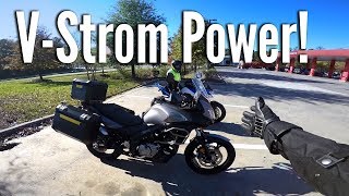 2015 Suzuki VStrom 650  Test Ride amp Review [upl. by Ferdinand]