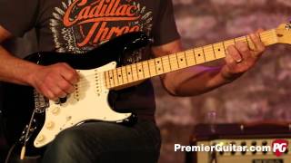 Review Demo  Fender American Standard Stratocaster HSS Shawbucker [upl. by Henghold]