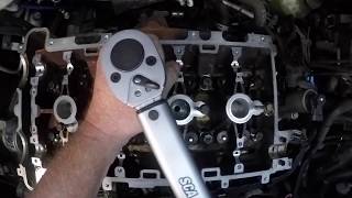 GM Z22SE Ecotec Cylinder Head Replacement ASTRA ZAFRIA [upl. by Raoul89]