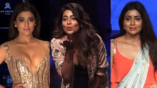 Actress Shriya Saran Ramp Walk Compilation  HBDShriyaSaran  TFPC [upl. by Ramyar]