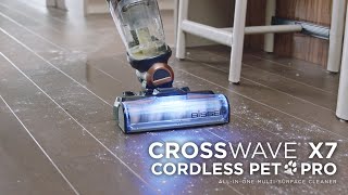 CrossWave® X7 Cordless Pet Pro Feature Overview [upl. by Nariko991]