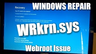 Windows Repair  WRkrnsys Error 0xc0000221225 [upl. by Llenyaj]