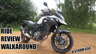 2019 SUZUKI V STROM 650  REVIEW [upl. by Toth]