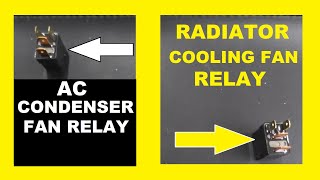 AC Condenser Fan Relay and Radiator Cooling Fan Relay Testing and Replacement [upl. by Hourigan]