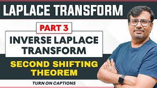 Laplace amp Inverse Laplace Transform  Second Shifting Theorem  GP Sir [upl. by Weisler]