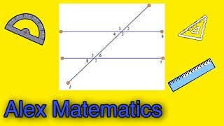 Rectas paralelas cortadas por una transversal Explicación y ejercicios resueltos [upl. by Rici453]