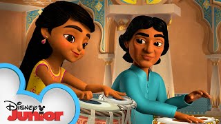 Case of the Runaway Tabla  Mira Royal Detective  disneyjr [upl. by Milman705]