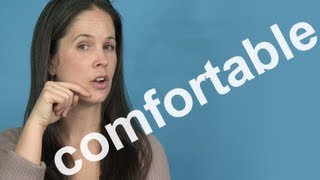 How to Pronounce COMFORTABLE  AMERICAN ENGLISH PRONUNCIATION [upl. by Ovatsug829]