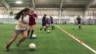 Youth Soccer U12 Dribbling Drills [upl. by Katrine]