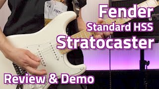 Fender Standard HSS Stratocaster  Review amp Demo [upl. by Chrisy]