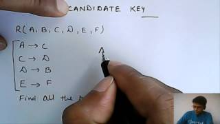 Finding Candidate Key  Database Management System [upl. by Nigam]