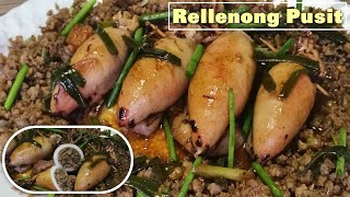 How to Cook the Best Rellenong Pusit  Stuffed Squid [upl. by Eilssel]