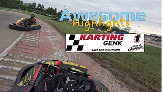 Karting Genk  POV  Highlights 08052024 [upl. by Amled653]