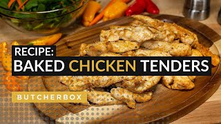 Easy and Quick Baked Chicken Tenders [upl. by Adraynek]