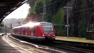 Wuppertal Hbf mit Schwebebahn BR 111 ICE 2 3 eurobahn RRXZug ET 425 SBahn ET 422 amp abellio [upl. by Rea]