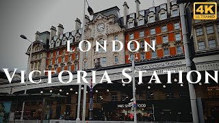 London Victoria Station Walk Through England 4K [upl. by Darwen]