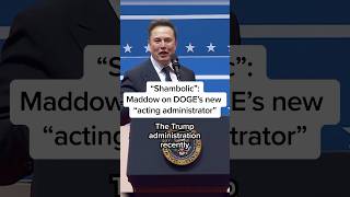 Shambolic Maddow on DOGEs new acting administrator [upl. by Pepper105]