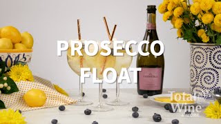 Prosecco Float Cocktail Recipe [upl. by Cartan431]