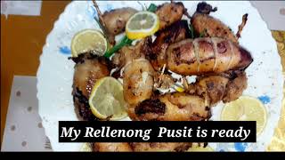 How to Prepare and Cook Rellenong PusitStuffed Squid Recipe [upl. by Evets]