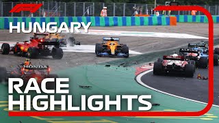 Race Highlights  2021 Hungarian Grand Prix [upl. by Ellekim]