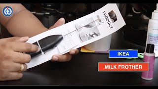 IKEA MILK FROTHER Review amp Battery Installation [upl. by Aziaf]