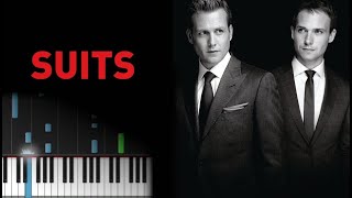 Suits Theme Song  Piano Tutorial  Greenback Boogie [upl. by Ramsdell428]