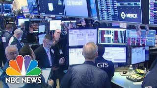 Stock Trading Halted After Markets Plunge At Market Open  NBC News [upl. by Helfant]