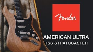 Fender American Ultra Stratocaster HSS Demo  zZounds [upl. by Verina355]