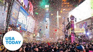 Happy New Year Watch cities around the world ring in 2020  USA TODAY [upl. by Tillfourd]