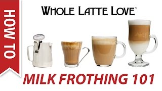 Milk Frothing for Beginners [upl. by Sayette]