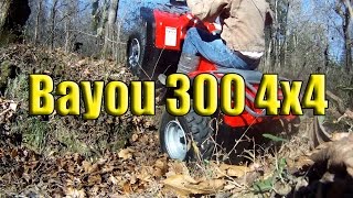 Kawasaki Bayou 300 4x4 OffRoad Test Review Budget ATV that Delivers [upl. by Ahcurb169]