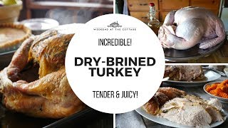 DRYBRINED TURKEY RECIPE  Tender amp Juicy [upl. by Ystap649]