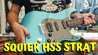 Squier By Fender Affinity Stratocaster HSS Review Demo [upl. by Reichert787]