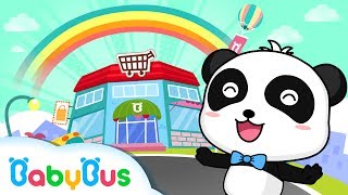 ❤ Supermarket  Original Nursery Rhymes  Kids Songs  BabyBus [upl. by Yuri]