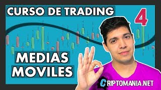 Curso de Trading PREDECIR EL PRECIO  MEDIAS MÓVILES  Criptomonedas Clase 4 [upl. by Aehr]