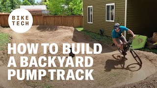 How to build a backyard pump track [upl. by Kay]