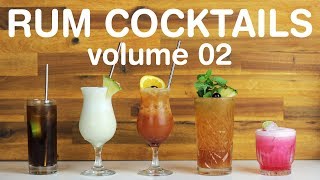 BEST RUM COCKTAILS  volume 02 [upl. by Eyaf]