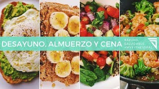 Desayuno Almuerzo amp Cena  Recetas Rapidas y Saludables [upl. by Ahsimet]