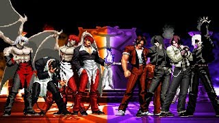 KOF Mugen IoriElement Team VS KyoElement Team [upl. by Kate]