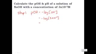 Calculating pH amp pOH H OH Acids amp Bases CLEAR amp SIMPLE [upl. by Lankton166]