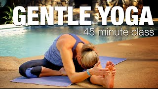 Gentle 45 Minute Tropical Yoga Class  Five Parks Yoga [upl. by Heinrick]