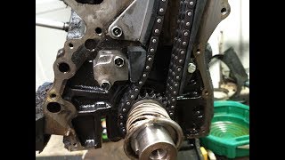 Nissan 720 Z24 timing chain replacement [upl. by Bonner]