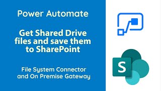 Power Automate  Get Files from SharedNetwork Drive to SharePointOneDrive [upl. by Acinomahs]