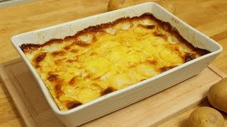 Kartoffelgratin Gratin dauphinois Cremiger Kartoffelauflauf [upl. by Ahsoik723]