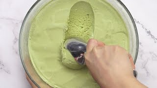 Homemade Matcha Ice Cream Recipe [upl. by Eirol]